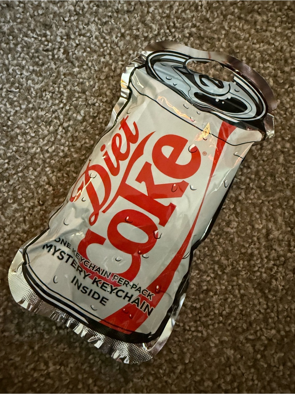 Diet Coke Mystery Bag Plush Keychain